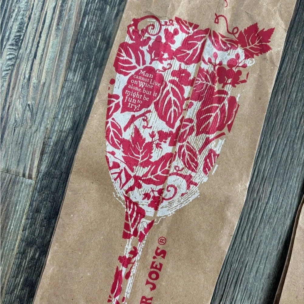 Trader Joe’s Empty Paper Shopping Grocery Bags (9), Wine Bags (2) Various Styles